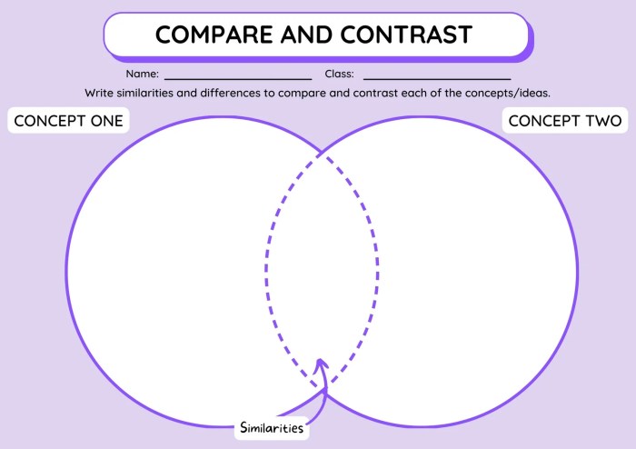 Compare And Contrast Venn Diagram Complete The Venn Diagram To Compare Compare Car Insurance Quotes